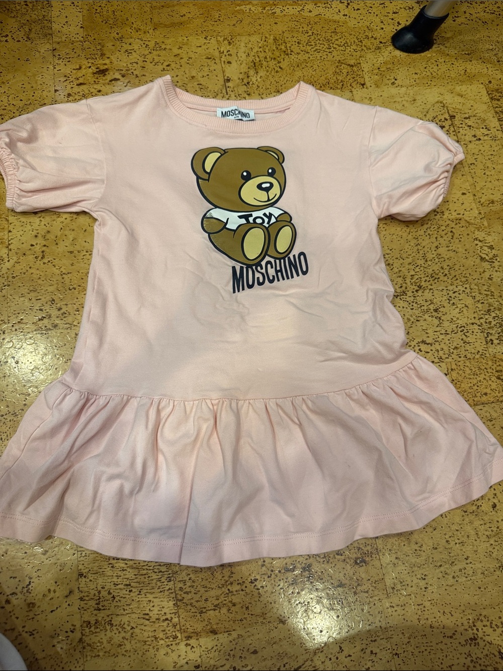Moschino Light Pink Teddy Tee Dress